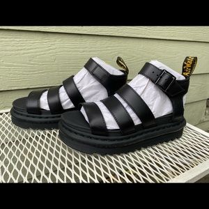 New Dr Marten Black Blair’s Sandals Size 6
